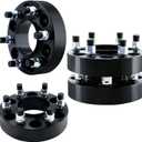 BDELI 6x135 Wheel Spacers Replacement for 2004-2014 Ford F150 Expedition, 1.5in 38mm Hubcentric 6 Lug for 2003-2014 Lincoin Navigator Mark LT with M14x2.0 Studs and 87.1mm Hub Bore, 4pcs Black