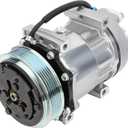 ECCPP A/C Compressor with Clutch 2002-2009 Fit for International 4200 4300 4400 4600 4700 4900 5000 7100 7400 7500 AC Compressor