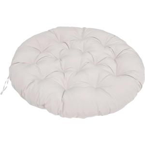 Water Resistant Papasan Cushion, Rocker Chair Pads, Hammock Seating Cushion for Hanging Egg Chair Folding Garden Sofa Patio Garden Swing Chair Beige Round 43"