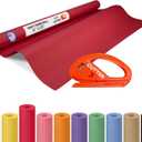 Red Kraft Paper Roll 36" x 1200" (100 feet) with Cutter - USA-Made