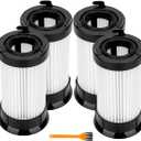 DCF-4 DCF-18 Replacement Filter for EUREKA Powerline Maxima LightSpeed & LightForce 4700-4770 Series High Performance HP5555 & 5500 Series part # 63073, 62132-4 Pack