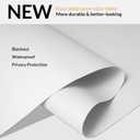 Boolegon Blackout Roller Shades for Windows, White, 21" W x 48" H
