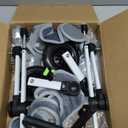 LetPetRun Adjustable Dog Wheelchair for Back Legs Mobility Support Lightweight Pet Wheelchair for Disabled Hind Legs Walking Stable Dog Cart for Pets (Extra Small, White)