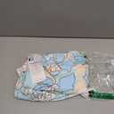 PRETTYGARDEN Women's 2025 Summer Satin Dress Elegant Sleeveless Mock Neck Cocktail Party Maxi Dresses (Print Blue). XL