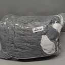 Heated Blanket Electric Blanket,Cozy Faux Rabbit Fur & Soft Flannel Warm Heater Throw Blanket with 5 Fast Heating Levels &10Hours Auto-Off Over-Heat Protection50" x 60" (Grey)