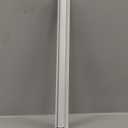 ChrisDowa Cordless Zebra Blinds for Windows, Dual Layer Free-Stop Light Filtering Window Roller Shades, Pull Down Privacy Zebra Shades for Home, Office, Bedroom, Door (33" W x 72" H, White)