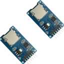 Maxmoral 2PCS Micro SD Storage Board Memory Shield Expansion Module 6 Pin SPI Interface Mini TF Card Adapter Reader