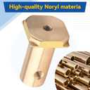 3 x YWOOW 072427 Diverter Shaft Replacement for Pentair Ortega Valve Cover Compatible with Pool and Spa Valve