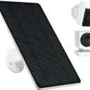 Solar Panel Compatible with Wyze Battery Cam Pro, Cam Outdoor V1/V2, 9.4ft Waterproof Charging Cable, 360Adjustable Mount, IP65 Waterproof Solar Charger for Outdoor Security Camera