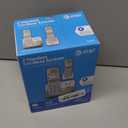 AT&T EL51203 DECT 6.0 2-Handset Cordless Phone - Full Duplex Handset Speakerphone, Caller ID/Call Waiting, Backlit Keypad & Display, Intercom, ECO Mode, White/Silver