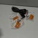 Front Bumper LED Grille Lights,Amber Yellow Grille Lamp fit for Toyota Tundra TRD PRO 2022 2023,Front Grille Middle Lamps Insert Lights with Wiring Harness Fuse,No Bracket,Set of 3