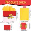 2 x SAVITA Birthday Party Gift Bag Set, Red and White Cartoon Animation Theme Goodie Bag Wrapping Paper Greeting Card Envelope for Kids Birthday Party Decoration Supplies