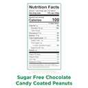 Russell Stover Sugar Free Chocolate Candy Coated Peanut Gems, 7.5 Ounce Bag