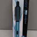 Farery Mini Thermal Brush, Curling Iron 3/4 Inch, Heated Round Brush for Volumizing and Small Curls, Travel Size Hot Brush for Short & Thin Hair, Dual Voltage, One Heat 392F, Touch-ups, Blue