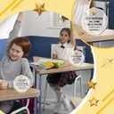 6Pcs Employee Appreciation Awards Gifts Acrylic Medallions Thank You Gifts Funny Trophy Gift for Coworker Teacher Nurse Office(4 * 4inches)