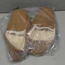 Shoeslocker Mens Slippers Bedroom Slippers for Men Warm Indoor Outdoor House Shoes Beige Size 12