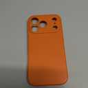 JETech Case for iPhone 17 Pro 6.3-Inch, Camera Lens Full Protection, Soft TPU Protective Phone Cover with Matte Finish, Shockproof (Orange)