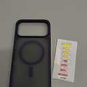 TORRAS Stronger Magnetic & Shockproof for iPhone 17 Pro Max Case, Fit for MagSafe, Military Grade Drop Protection, Camera Control, DIY Button, Slim for iPhone 17 Pro Max Case Translucent Deep Blue