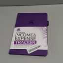 Clever Fox Income & Expense Tracker  Accounting & Bookkeeping Ledger Book for Small Business  1-Year Record Notebook, A5 (Purple)