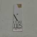 BTArtboxnails French Gel Nail Tips - XCOATTIPS Brown Extra Short Square French Tip Press on Nails Pre-applied Tip Primer & Base Coat, No Need to File Fake Nails Nail Art DIY