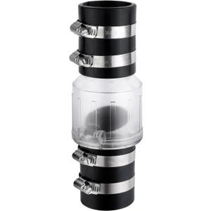 Silent Sump Pump Check Valve, 2 Inch Quiet Check Valve for Sump Pump Prevent Backflow Noise Reduction Fit for 1-1/2 Inch Schedule 40 Pipe