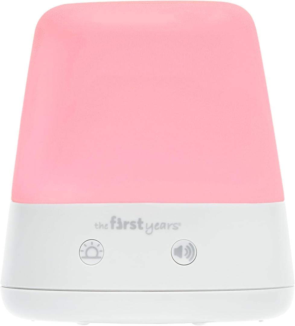The First Years Sunset Baby Soother Night Light and Sound Machine - Red Kids Sleep Training Aid for Toddlers - Supports Natural Melatonin Production (Small)