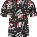 Golf Shirts for Men Dry Fit Short Sleeve Mens Golf Shirt Performance Moisture Wicking Polo Shirts Funny Golf Polo Shirts (S)