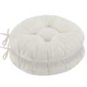 idee-home Round Chair Cushions Set of 4, Round Stool Seat Cushion 16 inch