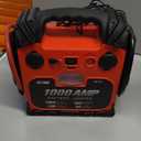 BS ONE 1000 Amp Peak Current Car Jump Stater, 12V Lead Acid Battey Jump Box with 260PSI Air Compressor, Jump Starter Battery Pack with Led Light & USB Output