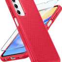 FNTCASE for Samsung Galaxy A15-5G Case: Dual Layer Protective Heavy Duty Cell Phone Cover Shockproof Rugged with Non Slip Textured Back - Military Protection Bumper Tough - 2024, 6.5inch