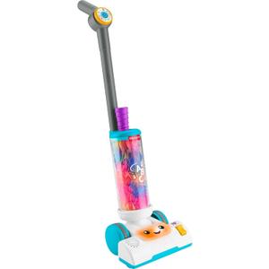 Fisher-Price Toddler Toy Laugh & Learn 2-in-1 Vacuum with Duster, Lights & Learning Songs for Pretend Play Kids Ages 2+ Years