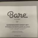Bare Home King Sheet Set - Luxury 1800 Ultra-Soft Stonewashed Microfiber - Brushed - Deep Pockets - Easy Fit - Breathable Bedding - Sheet Sets & Pillowcases (King, Bering Sea)