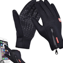 Winter Gloves, Thermal Touch Screen Windproof Gloves, Waterproof Windproof Non-Slip Thermal, Full Finger Mittens for Outdoor (Medium)