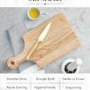 LABELL Small Canadian Maple Wooden Cutting Board with Handle, Flat Paddle Cutting Board with Handle, Multi-Purpose Charcuterie Boards with Handles for Meat, Cheese, Veggies - 7" x 14" x 0.75"