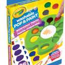CRAYOLA Washable Pop & Paint Watercolour Palette