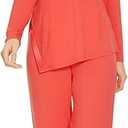 WiWi Pajamas for Women Long Sleeve Cooling Sleepwear Pants Set Super Soft Pj Viscose from Bamboo Loungewear Sets (150) L