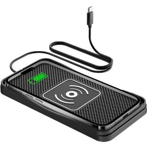 Wireless Charger for Car, 20W Max Fast Car Charging Pad, Non-Slip Charger for iPhone 16/15/14/13/12/11, Samsung Galaxy S23-S9, Android Devices (Type C)
