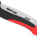 HURRICANE Folding Saw/10 Inch Pruning Implement/Wood-Cutting Gear/Camping Tree Cutter with SK5 Curved Blade/Triple-cut Razor Teeth/Outdoor Portable Cutter for Tree Trimming Gardening Hiking