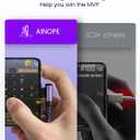 AINOPE USB C Charger Cable, 3.1A Type C Charger Cable Fast Charging, [2 Pack, 2M] Right Angle USB c Fast Charger Cable Compatible with Samsung Charger Type c, Huawei, Google Pixel, Sony Xperia, LG (6.6FT+6.6FT, Purple)