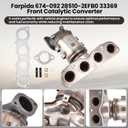 674-092 Front Catalytic Converter Fit for Hyundai Elantra 2.0L 2017-2020, for Kia Forte&Forte5 2.0L 2017-2021, Replace 28510-2EFB0 28510-2ESA0 28510-2ESB0 327-10007 327-10170 33369