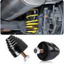 Universal Rubber Bump Stop Kit - 2 Pack with Nuts, Suspension Shock Absorber for Cars, Trucks, Vans - Automotive Accessories