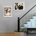 ENJOYBASICS 18x24 Picture Frame, Display Poster 16x20 with Mat or 18 x 24 Without Mat, Wall Gallery Photo Frames, White, 2 Pack