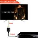 HDMI to RCA, 1080p HDMI to AV 3RCA CVBs Composite Video Audio Converter Adapter Supports PAL/NTSC for TV Stick, Chromecast, Apple TV, PC, Laptop, Xbox, HDTV, DVD-Black