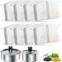 8 Replacement Filters for Stainless Steel Dog Water Fountain, Pet Water Fountain for Large Dogs & Multi-Cats