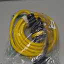 Tellegloww 20ft 30 Amp to 50 Amp RV Locking Adapter Cord Compatible with NEMA TT-30P Male to SS2-50R, Locking Female Power Dog Bone Plug for RV Trailer Camper, STW 10 AWG/3C Yellow