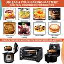 RFAQK Non-Stick 6 Inch Cake Pan with Removable Bottom - Leakproof Springform Pan with 50Pcs Parchment Papers - Perfect for Cakes, Cheesecakes, and Compatible with 3 Qt Instant Pot - Bonus E-Book