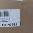 2 Tier 28" Cream Fabric Drum Shade Black 6 Light Semi-Flush Mount Light