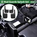Motoforti Mud Flaps Splash Guards Mud Guards for Ford for Ranger 2024 W/Mount Accessories