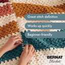 Bernat Blanket - 2 Pack of 220 Yards/10.5 oz Cozy Blue 100% Polyester Yarn
