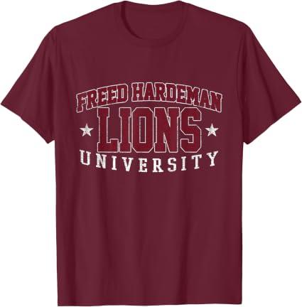 Freed Hardeman Vintage University Arch Tee for Men & Women T-Shirt (Red, S)